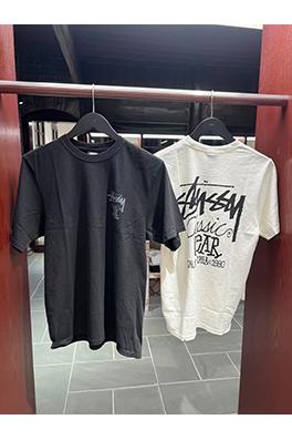 ステューシー SS25 DICE TEE PIGMENT DYED サイコロ アルファベット柄 プリント半袖Tシャツ