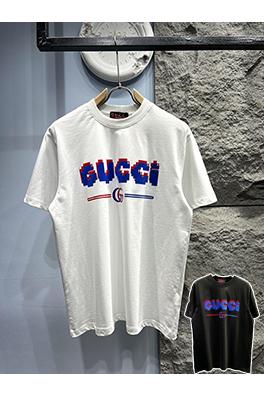 グッチ Gロゴ 幻影フロッキープリントTシャツ