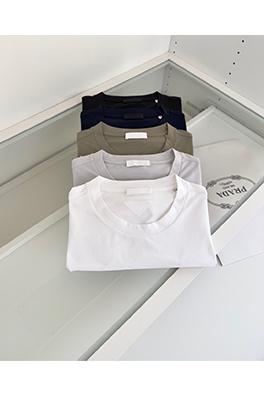 プラダスーパーコピー三角ロゴワッペン装飾 クルーネック半袖Tシャツ
