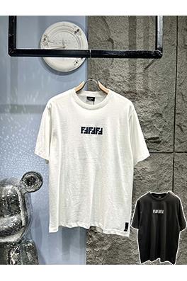 フェンディ  新作 ダブルFロゴ 半袖Tシャツ