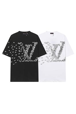 ルイヴィトン小さな飛行機プリント 半袖Tシャツ