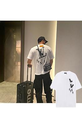 ルイヴィトンスーパーコピー25SS 新作 小さな飛行機プリント 半袖Tシャツ