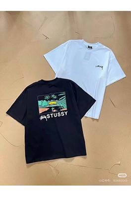 ステューシー アイランドポストカードプリント ユニセックス半袖Tシャツ