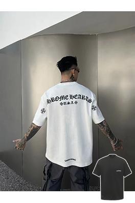 クロムハーツロゴプリント半袖Tシャツ