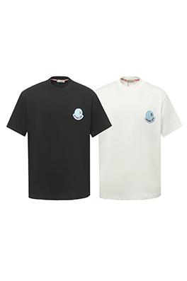 モンクレールコピータオル刺繍サインロゴ半袖Tシャツ