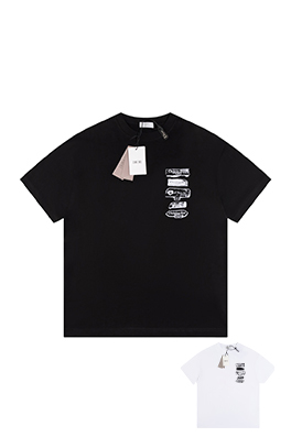 ディオールコピーアルファベット半袖Tシャツ