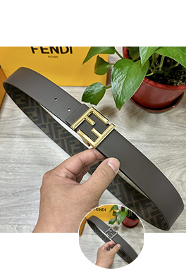 フェンディコピーカウンターと同じ幅4.0 CMダブルリング表裏用ベルト