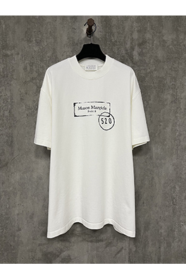 マルタンマルジェラスーパーコピープリントされた重い半袖Tシャツ
