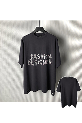 バレンシアガコピー ラメプリントTシャツ