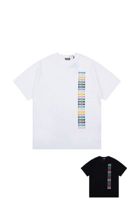 ディオールスーパーコピーロゴプリントグラフィック 半袖Tシャツ
