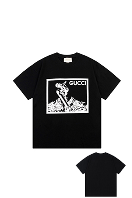 グッチ ダブルG 雪山プリント 半袖Tシャツ