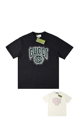 グッチコピー 蛍光プリント 半袖Tシャツ