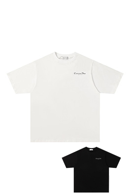 ディオールクラシック 前後ロゴプリント 半袖Tシャツ