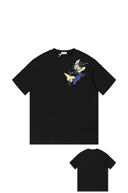 ディオールロゴプリント トレンド感抜群 半袖Tシャツ