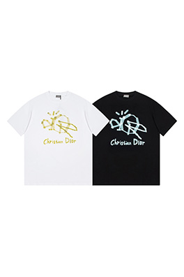 ディオールスーパーコピー クラシック ドロップショルダー ゆったりフィット 半袖Tシャツ