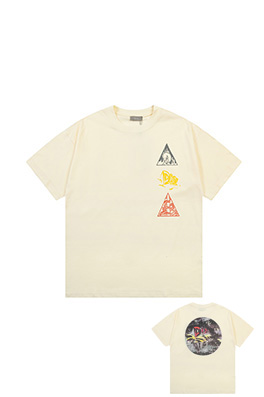 ディオールCDロゴ 風景プリント 半袖Tシャツ