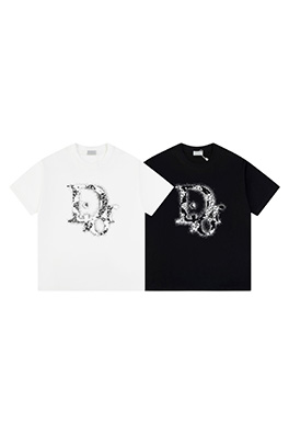 ディオール 高品質ラバープリント 半袖Tシャツ