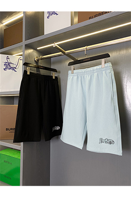 バーバリーヴィンテージ風プリント コットンショートパンツ