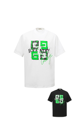 ジバンシイ高品質厚手プリント＋ラバーコーティング 半袖Tシャツ