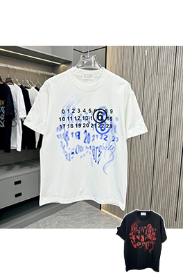 マルタンマルジェラクルーネック半袖Tシャツ