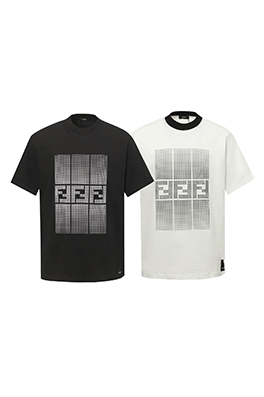 フェンディ25SS FFロゴプリント半袖Tシャツ