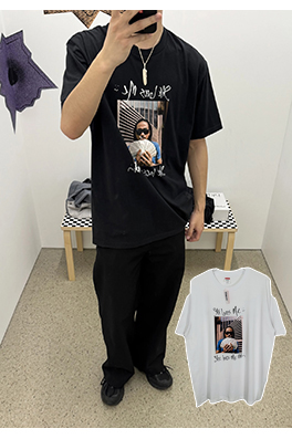 シュプリームコピー SUPREME SS25 MAX B TEE人物プリント半袖Tシャツ