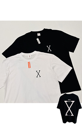 シュプリームコピー SUPREME X 40 ACRES コラボコレクションSS25 SPIKE TEEバックXレター半袖シャツ