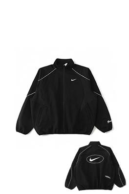 シュプリームコピー x Nike コラボコレクション袖口の刺繍ロゴジャケット