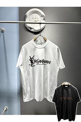 サンローランスーパーコピー新しい立体プリントTシャツ