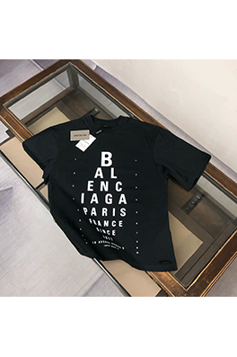 バレンシアガカジュアル半袖Tシャツ