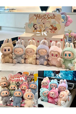ポップマート モンスターズラブブ マカロンV3｜集めて楽しい！可愛いスイーツ風フィギュア全種ブラインド仕様　6つ商品