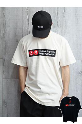 シュプリームコピー X ZOO YORKコラボレーションSS25 TRANSIT TEEアメリカン半袖シャツ