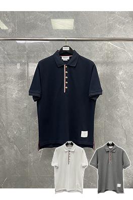 トムブラウンコピーコットンポロTシャツ