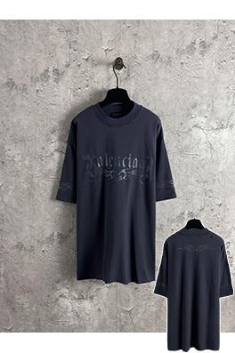 バレンシアガ Balenciaga 新しいトーテム愛の落書き破壊半袖Tシャツ