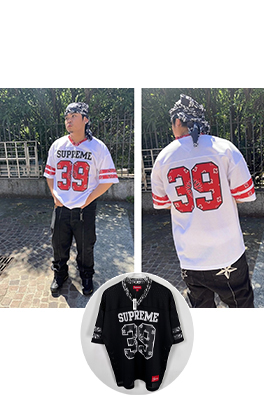 シュプリームコピー SS25 BANDANA FOOTBALL JERSEY 39カシューフラワージャージ