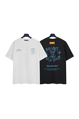 ルイヴィトン コーヒーコラボプリント半袖Tシャツ