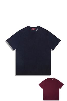 グッチ 新しい襟のロゴが埋め込まれたニット半袖Tシャツ