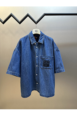 ロエベ Loewe デニム半袖シャツ