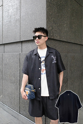 ルイヴィトン LV ファッションプリント半袖シャツ