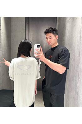 バレンシアガ 七夕限定ファッション刺繍半袖Tシャツ