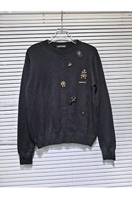 クロムハーツ ショーモデルの輸入織りシルク綿ニットセーター
