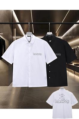 バレンシアガ Balenciaga 春夏シリーズ 新ロゴレター半袖シャツ