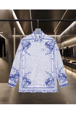 ディオール Christian Dior Couture 動物と花のロゴデジタルプリント長袖シャツ