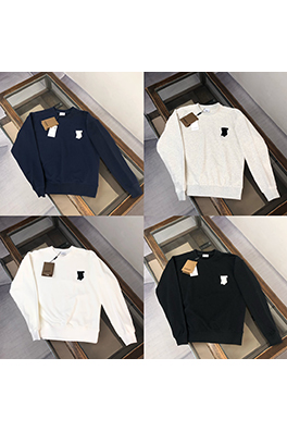バーバリー 最新のカップルファッションクルーネックパーカー