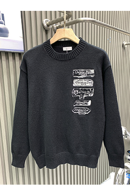 ディオール Archives Labels 新しい標本刺繍ラウンドネックセーター