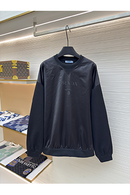 プラダ Prada Milano ステッチクルーネックパーカー