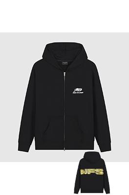 Balenciaga X Need For Speed コラボレーションのジップアップフード付きスパーカー