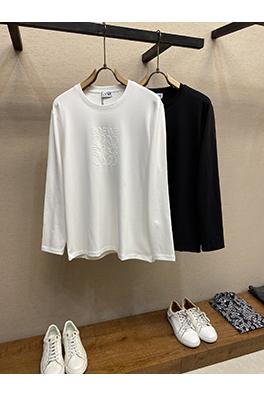 ロエベ Loewe 新ロゴ刺繍入り長袖シャツ