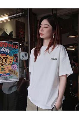 ディオール Christian Dior 新しいモデル刺繍ロゴ 半袖Tシャツ
