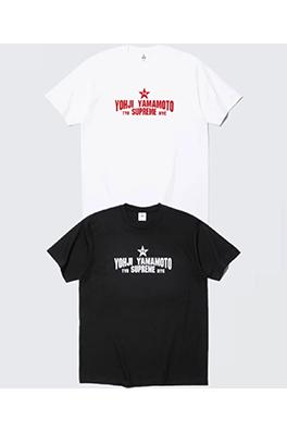 シュプリーム Supreme × Yohji Yamamoto Yohji Yamamoto STAR TEE ジョイントモデル五芒星プリント半袖Tシャツ
